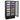 477L Upright Double Glass Door Display / Backbar Fridge - Black