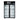 Double Glass Door Black Stainless Steel Upright Freezer - SUFG1000B