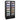 477L Upright Double Glass Door Display / Backbar Fridge - Black