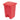 EDLP - Jantex Kitchen Pedal Bin Red - 45Ltr